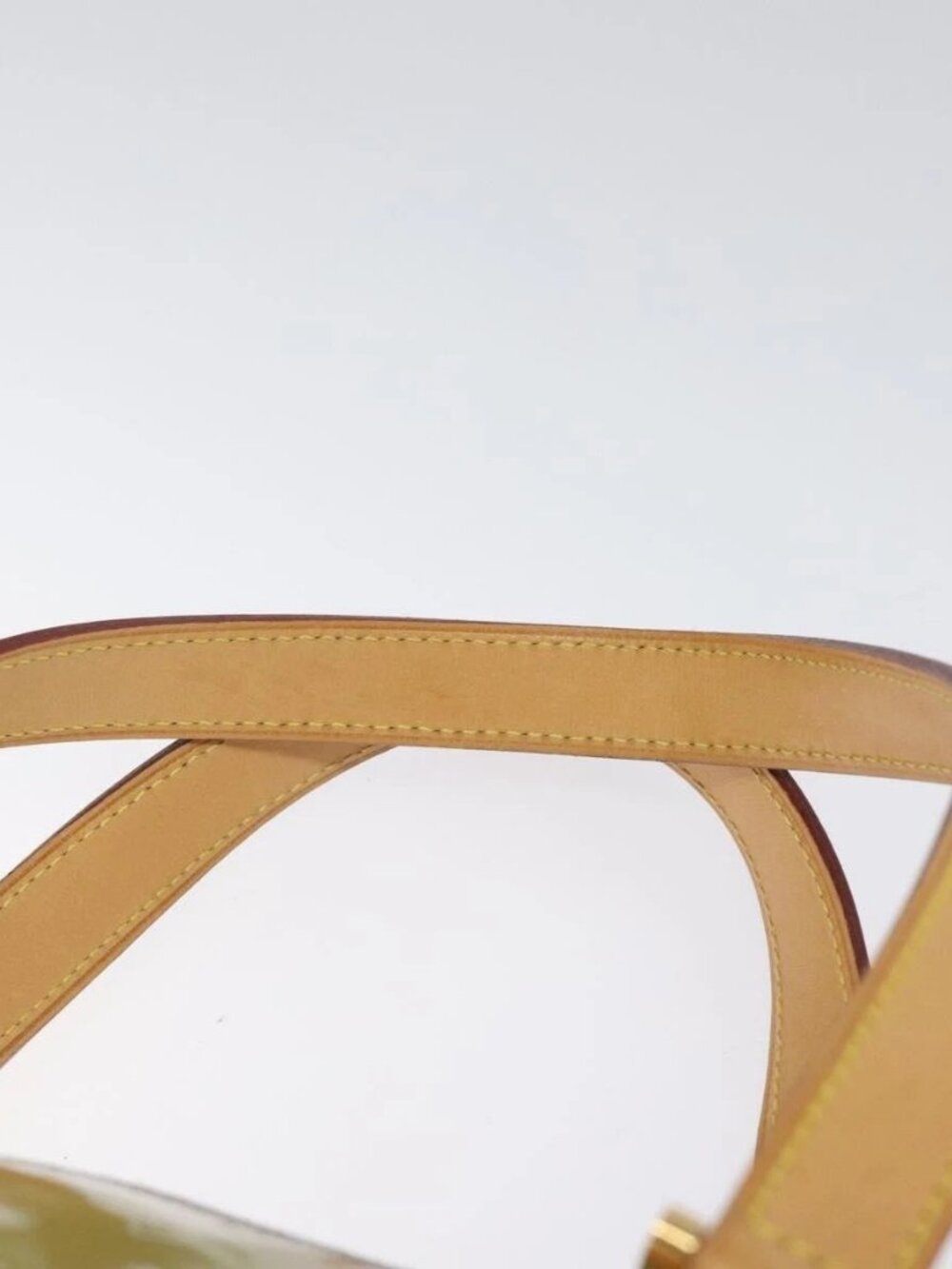 LOUIS VUITTON Monogram Vernis Houston Hand Bag Baby Blue M91005 LV Auth ar13496 - Picture 9 of 16